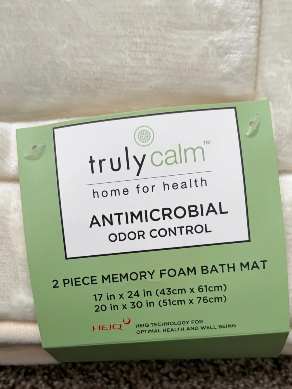 Memory Foam Bath Mat Set